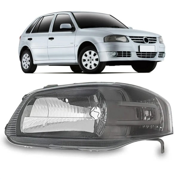 Farol Gol G4 2005 2006 2007 2008 Cinza Escuro