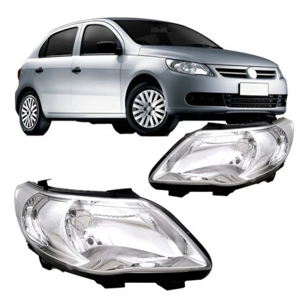 Par Farol Gol G5 2009 2010 2011 2012 Foco Simples C/garantia