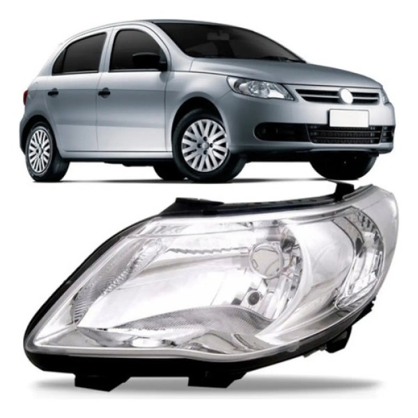 Farol Gol G5 2009 2010 2011 2012 Foco Simples Mega Desconto