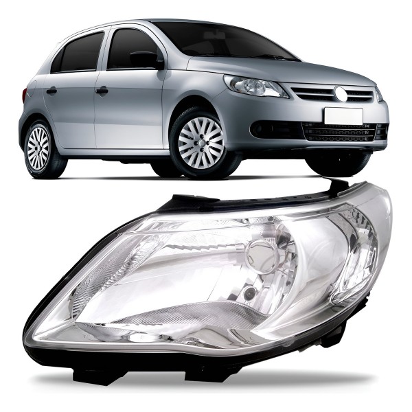 Farol Gol G5 2009 2010 2011 2012 Foco Simples Mega Desconto