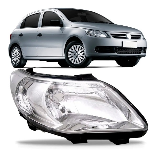 Farol Gol G5 2009 2010 2011 2012 Foco Simples Mega Desconto