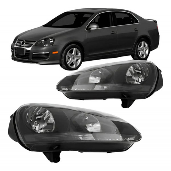 Par Farol Jetta 2007 2008 2009 Negro Manual