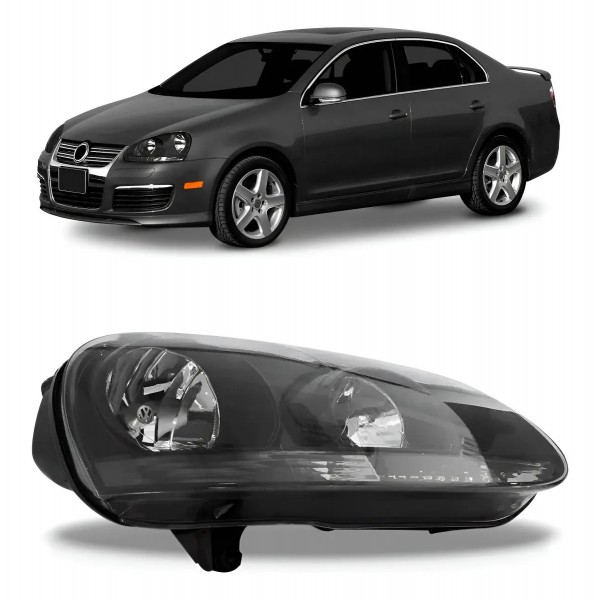 Farol Jetta 2007 2008 2009 Negro Manual