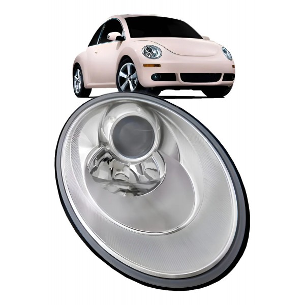 Farol New Beetle 2007 A 2012 Eletrico Sem Motor