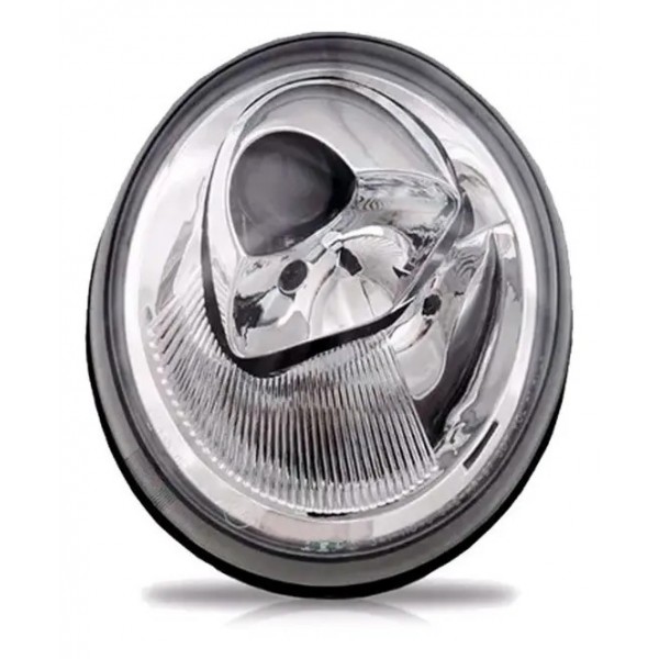 Farol Dianteiro New Beetle 1998 A 2005 Cromado Mega Desconto