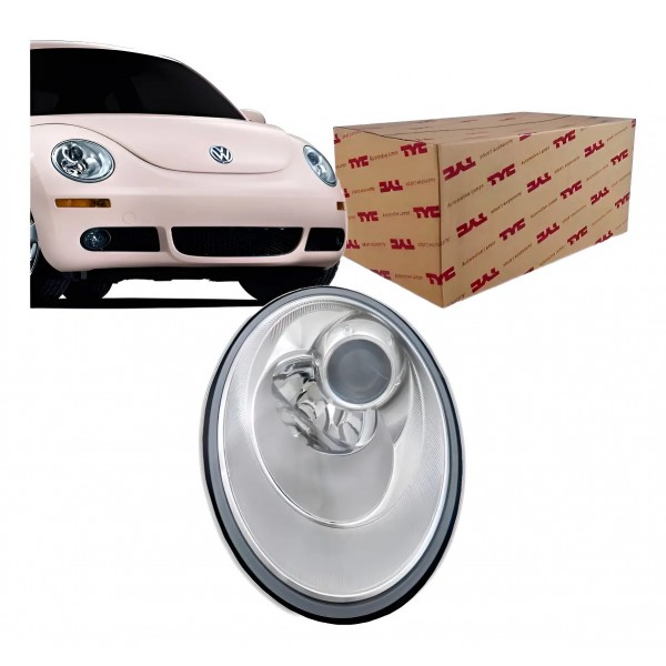 Farol New Beetle 2007 2008 2009 2010 2011 Esquerdo Esquerdo/motorista