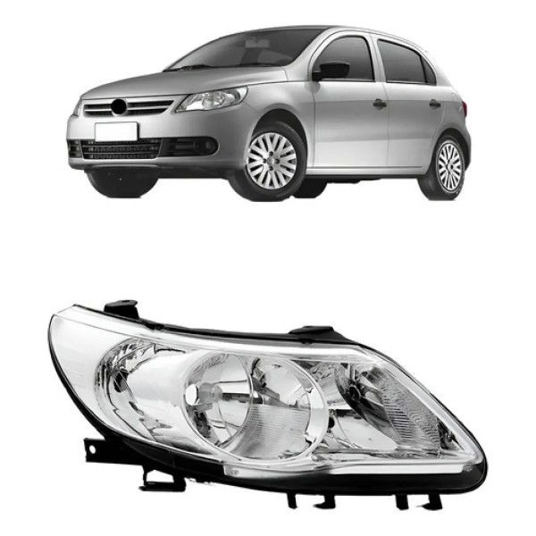 Farol Voyage G5 2009 2010 2011 2012 Foco Duplo Cromado