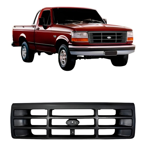 Grade Radiador F1000 1997 A 1998 Cinza Escuro