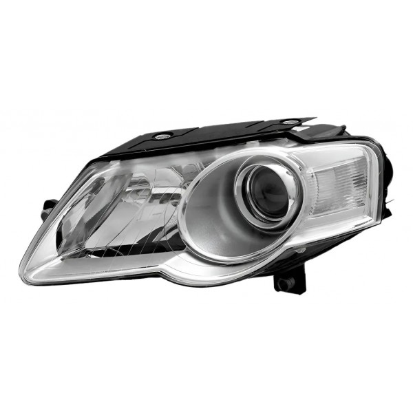 Farol Passat 2008 2009 2010 2011 Eletrico Com Motor Cromado