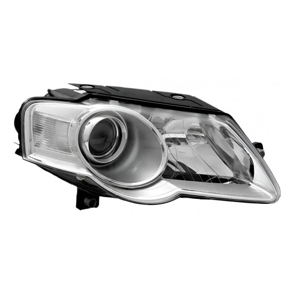 Farol Passat 2008 2009 2010 2011 Eletrico Com Motor Cromado