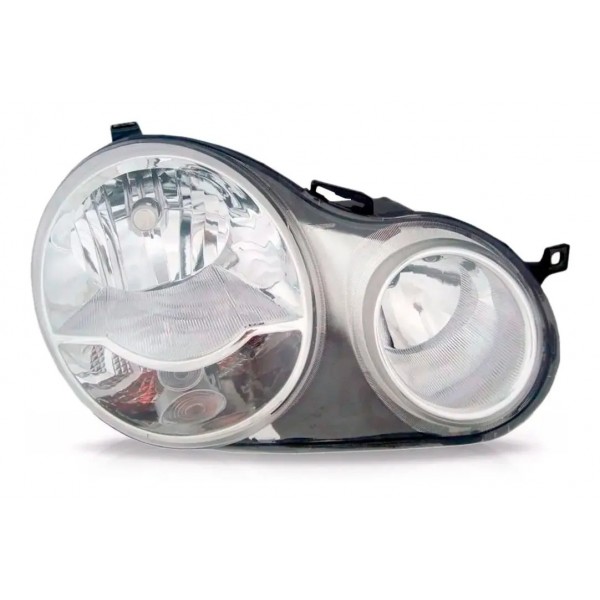 Farol Polo Hatch Sedan 2003 2004 2005 2006 Cromado Oferta