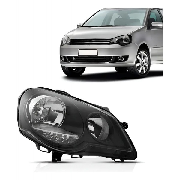 Farol Polo 2007 08 09 10 11 2012 Máscara Negra Elétrico