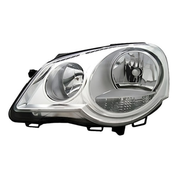 Farol Polo 2007 2008 09 10 11 2012 Elétrico Cromado C/ Moto