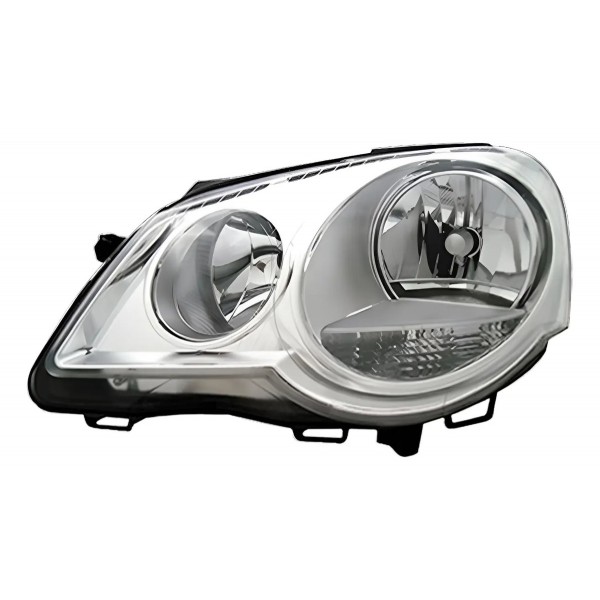 Farol Polo 2007 2008 09 10 11 2012 Elétrico Cromado C/ Moto