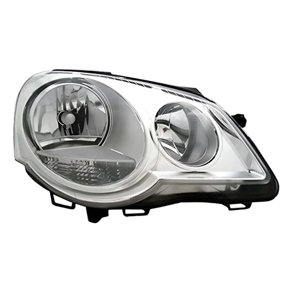 Farol Polo 2007 2008 09 10 11 2012 Elétrico Cromado C/ Moto