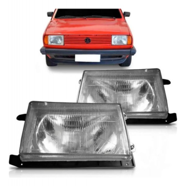 Farol Gol 1985 1986 Foco Simples Motor Á Agua