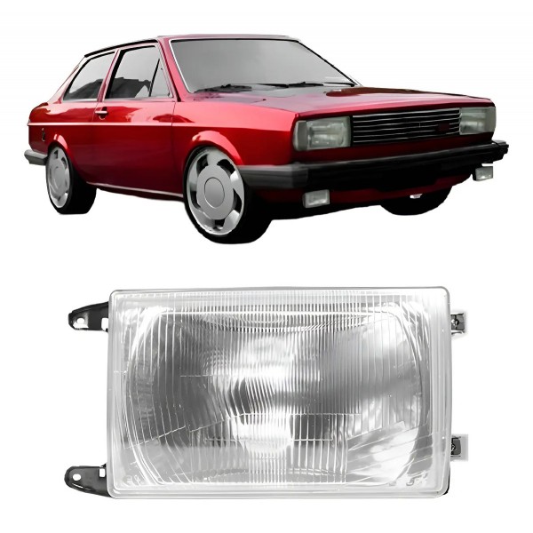 Farol Dianteiro Gol Voyage 1984 1985 1986 Cromado