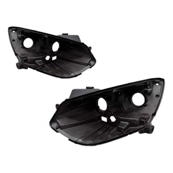 Par Carcaça Farol Para Vw Fox 2015 2016 2017 2018 A 2022