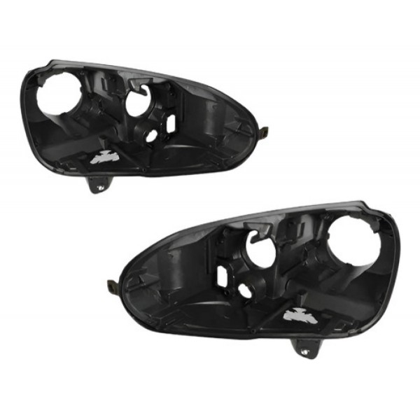 Par Aro Carcaça Farol Vw Jetta 2007 2008 2009 2010