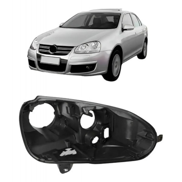 Aro Carcaça Farol Vw Jetta 2007 2008 2009 2010