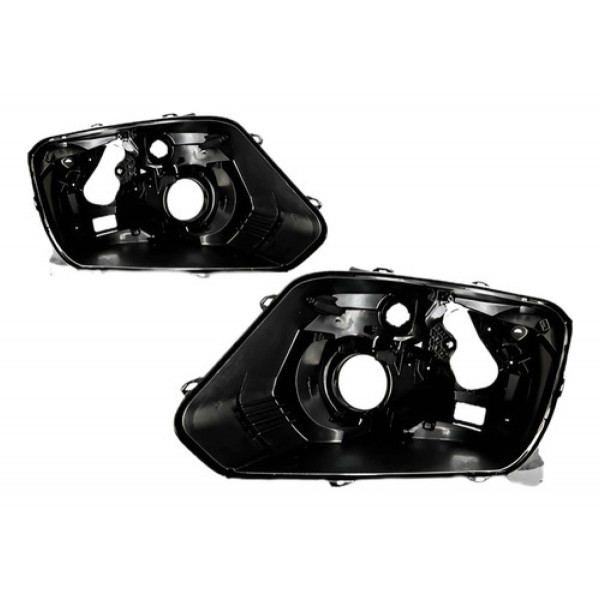 Par Carcaça Farol Dianteiro Vw Amarok 2010 A 2016