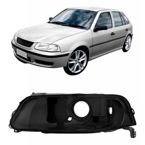 Carcaça Farol Gol G3 1999 2000 2001 2002 2003 Foco Simples