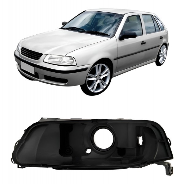Carcaça Farol Gol G3 1999 2000 2001 2002 2003 Foco Simples