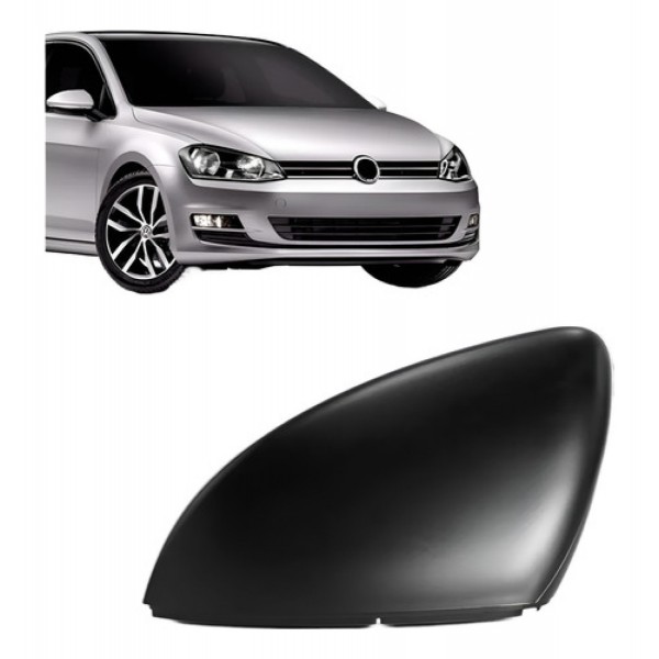 Capa Retrovisor Golf 2014 A 2019 Preta