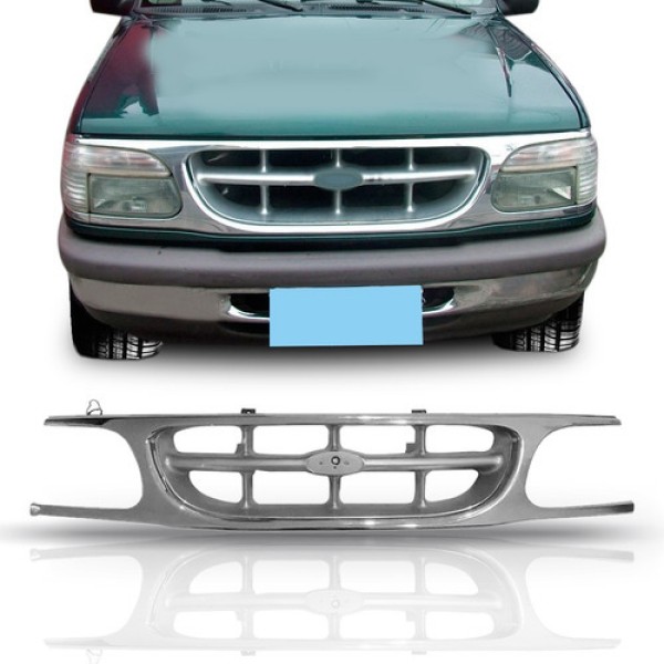 Grade Radiador Explorer 1995 Ate 1999 Cromado