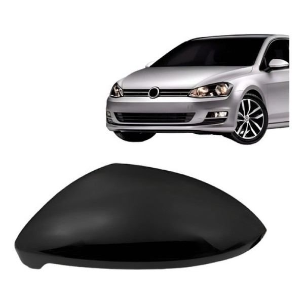 Capa Retrovisor Golf 2014 2015 2016 Com Furo Pisca Primer