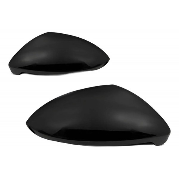 Par Capa Retrovisor Golf 2014 A 2016 Com Furo Pisca Primer