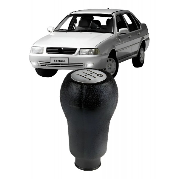 Bola Cambio Gol/santana 1995 A 1998 5m Resina Aluminio Preto