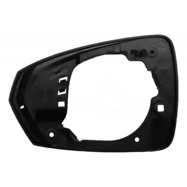 Par Aro Retrovisor Polo E Virtus 2017 A 2021 Com Furo Pisca Preto