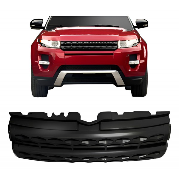 Grade Radiador Evoque Prestige 2012 A 2013 Preto Black Piano