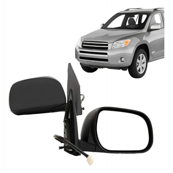 Retrovisor Rav4 2006 A 2008 Elétrico Térmico Retrátil Pri