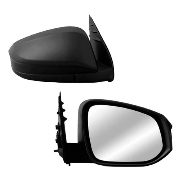 Par Retrovisor Hilux 2016 2017 18 A 2023 Fixo C/ Capa Preta