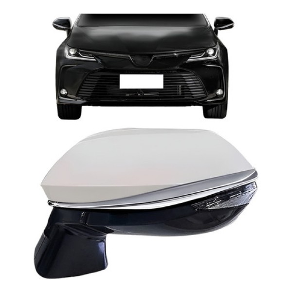 Retrovisor Eletrico Retratil Com Pisca Corolla 2020 A 2022