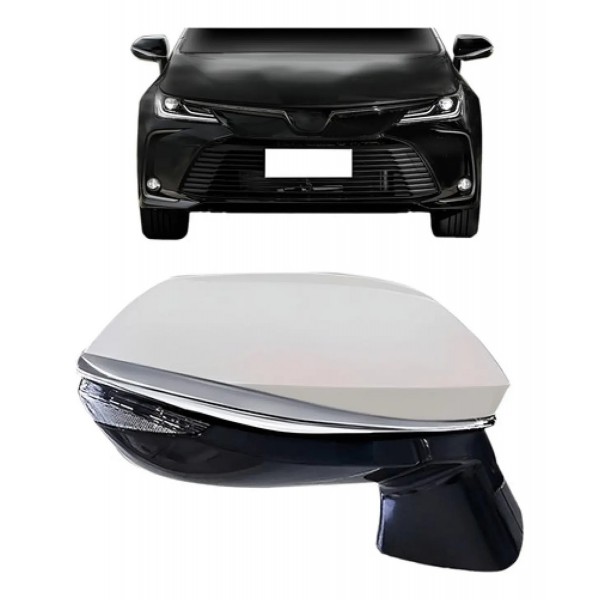Retrovisor Eletrico Retratil Com Pisca Corolla 2020 A 2022
