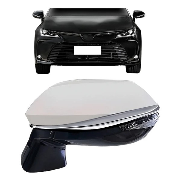 Retrovisor Eletrico Retratil Com Pisca Corolla 2020 A 2022