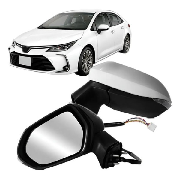 Retrovisor Corolla 2020 2021 Elétrico Retrátil Com Pisca