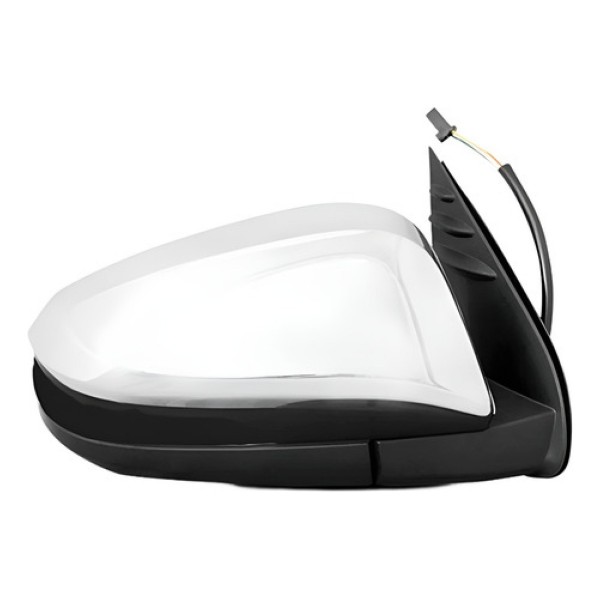 Retrovisor Hilux 2016 A 2021 Eletrico Sem Pisca Cromado