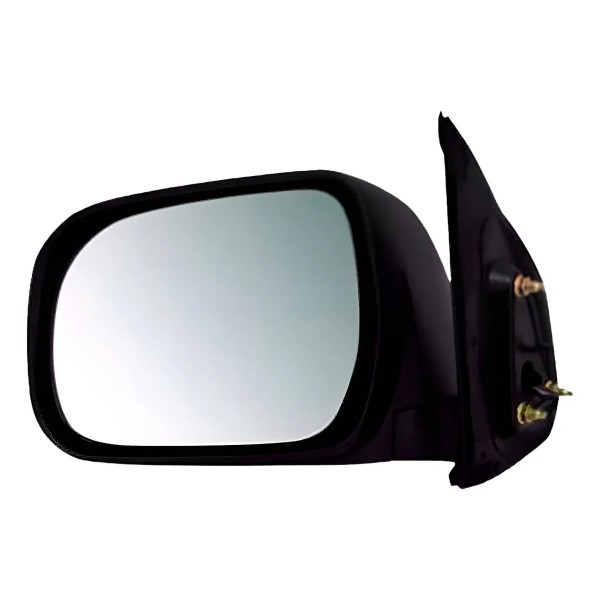 Par Retrovisor Hilux Sw4 Srv 05 06 07 08 09 10 11 Fixo Preto Direito + Esquerdo