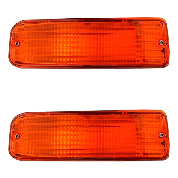 Par Pisca Seta Hilux Âmbar 1999 2000 2001 Modelo Original
