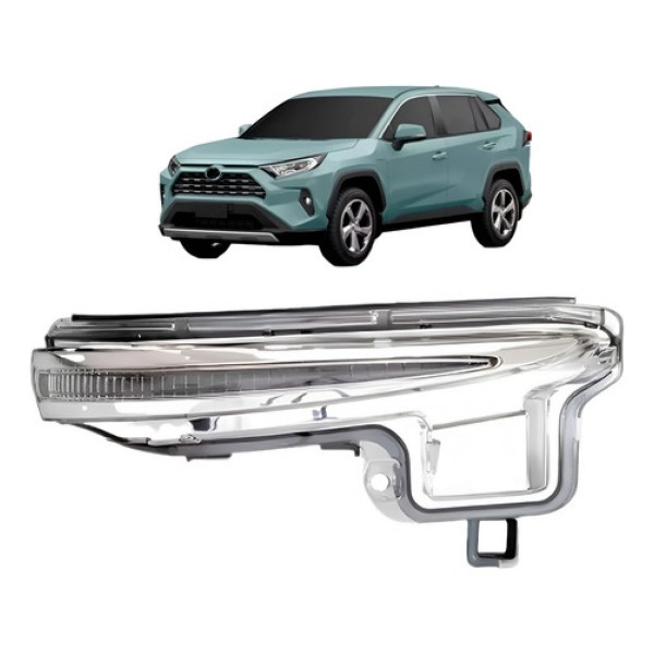 Pisca Retrovisor Cristal  Para Toyota Rav4 2019 2020