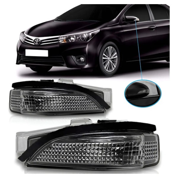 Par Pisca Retrovisor Corolla 2014 2015 2016 2017 2018