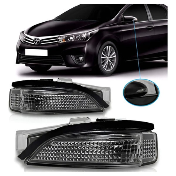 Par Pisca Retrovisor Corolla 2014 2015 2016 2017 2018.