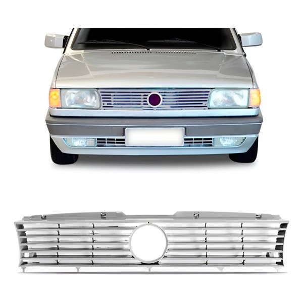 Grade Radiador Gol 1991 A 1994 Cinza Claro