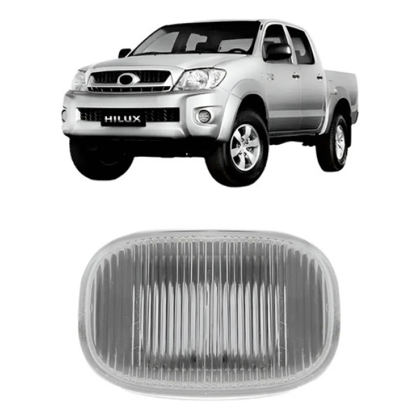 Pisca Lateral Paralama Cristal Hilux 2005 Até 2015