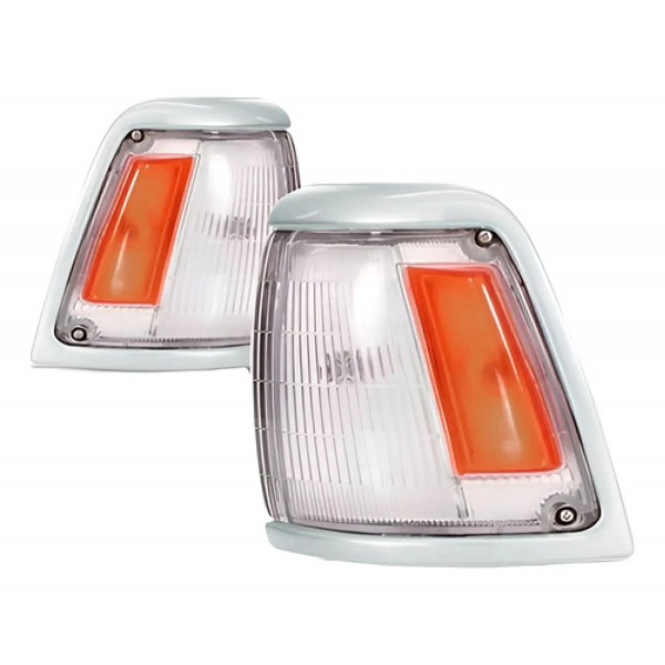 Par Pisca Seta Hilux Srv 93 A 2001 Cristal/ambar Aro Cromado Laranja