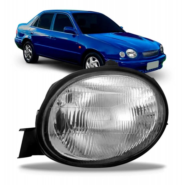 Pisca Seta Corolla 1998 1999 2000 2001 2002 Redondo Cristal